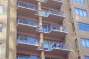 aluminum railing for high rise buildings