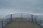 aluminum rail fence at the beach